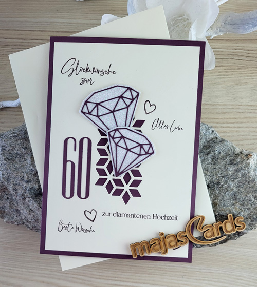 karte diamant hochzeit 1